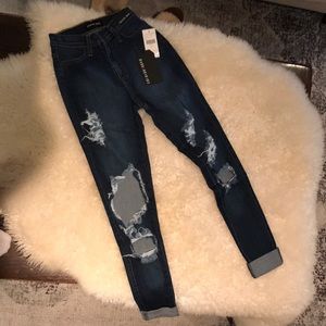 Brand new medium blue jeans
